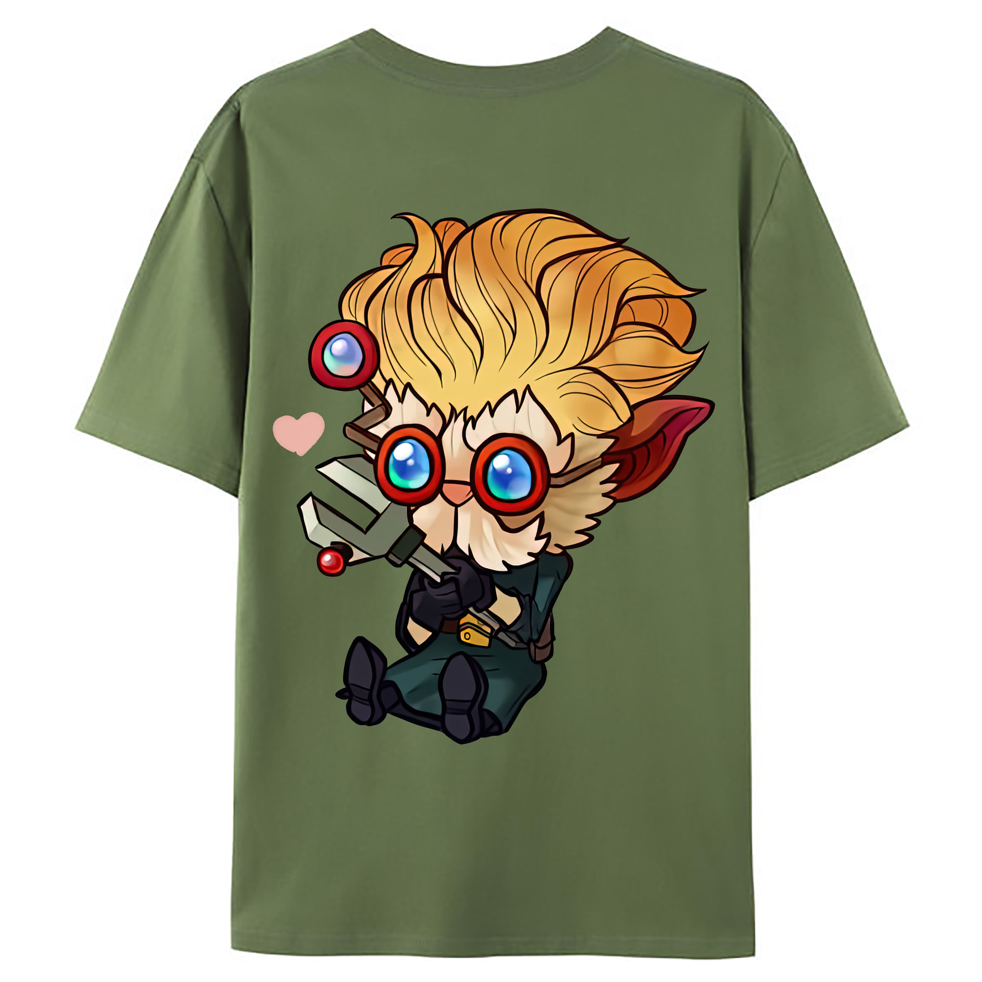 （画像用） リーグ・オブ・レジェンド League of Legends LOL 綿100％ メンズ半袖Tシャツ（バックプリント） 通気性